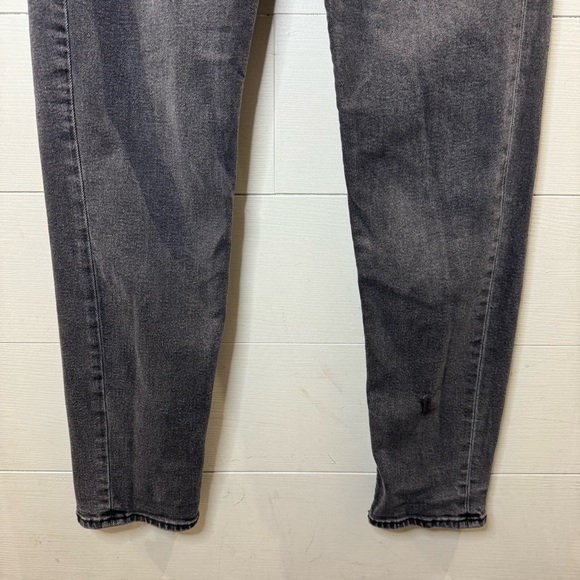 American Eagle Curvy Mom Jean Black Straight Leg Jeans Size 2 - Picture 3 of 12